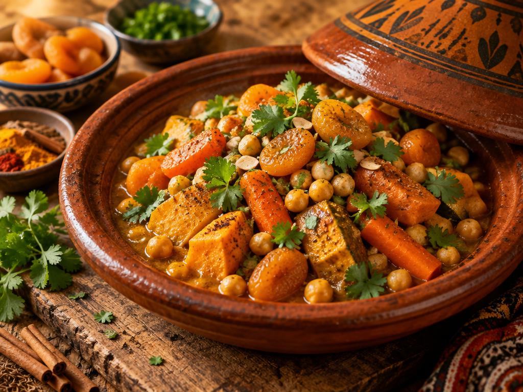 Marokkanische Kichererbsen-Tajine