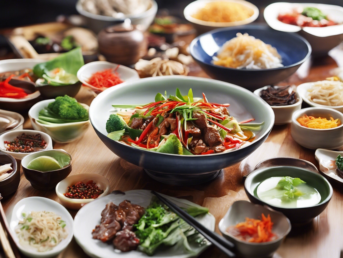 Asia Food gesund und köstlich